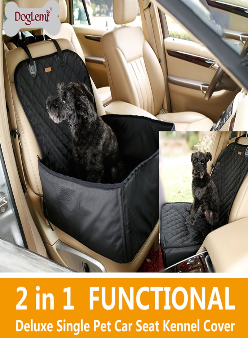 DogLemi Car Seat Cover for Pets Dog Booster Seat Water-resistant Foldable Travel Safety Seat Protector - Image 2