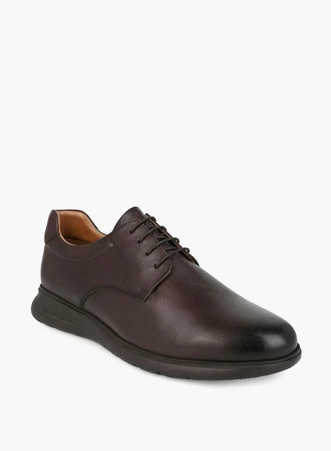 LBL By Shoexpress Men Leather Lace-Up Derby Shoes