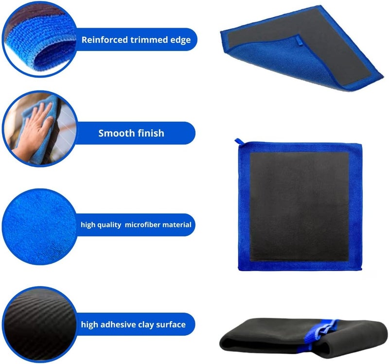 Ragnify Microfiber Clay Towel for Auto Detailing - Scratch Free and Paint Safe - Image 3