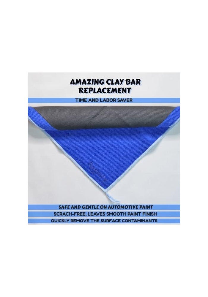 Ragnify Microfiber Clay Towel for Auto Detailing - Scratch Free and Paint Safe - Image 5