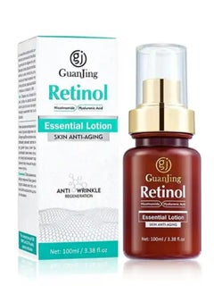 GUANJING Retinol Anti Aging Skin Care Face Essential Lotion Anti Wrinkle Niacinamide Face Lotion 100ml  - Image 1