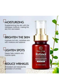 GUANJING Retinol Anti Aging Skin Care Face Essential Lotion Anti Wrinkle Niacinamide Face Lotion 100ml  - Image 3