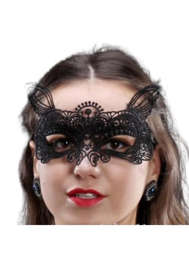 Women Masquerade Mask Lace Masquerade Party Decor No: 3030 - Image 5