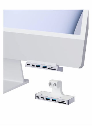 For iMac Hub with 4K@60Hz HDMI, USB C 3.1, USB 3.0 Ports and SD/Micro SD Card Reader, USB-C Clamp Hub USB C Docking Station for iMac 2021 24 inch - pzsku/Z1E3E60558B2EF8FC319CZ/45/_/1673515811/3e77aa1f-1d15-4027-98a4-fc0bf861dba1