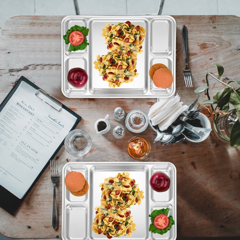 🍳 صحون مقسمة متعددة الأقسام للتحكم في الحصص وحفظ الطزاجة - Image 5