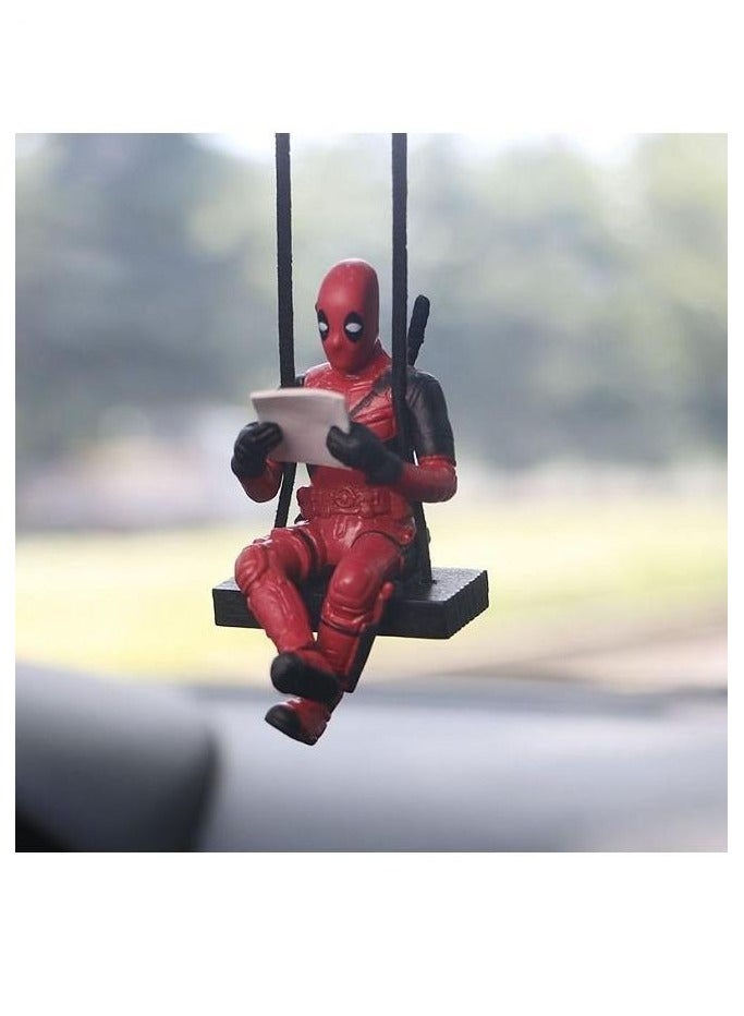 Little Cheap Deadpool Car Decoration Accessories Car Mirror Suspension Accessories - Image 1
