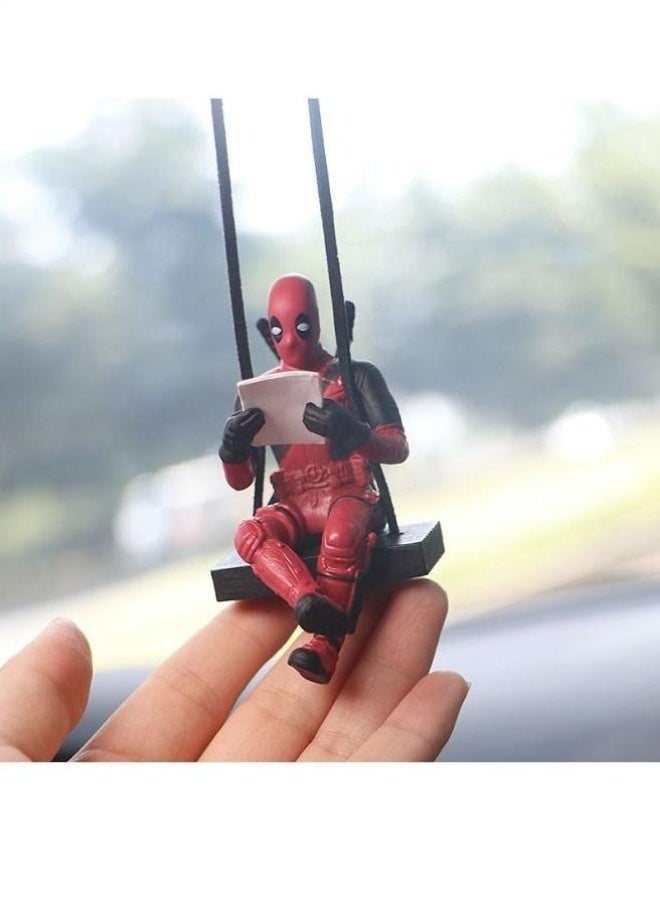 Little Cheap Deadpool Car Decoration Accessories Car Mirror Suspension Accessories - Image 3