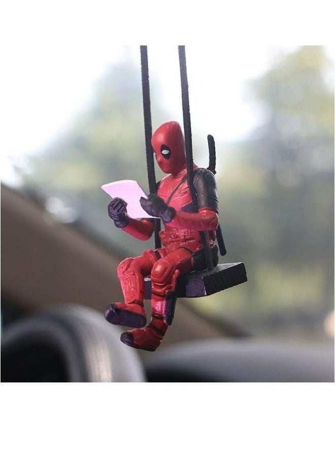 Little Cheap Deadpool Car Decoration Accessories Car Mirror Suspension Accessories - Image 2