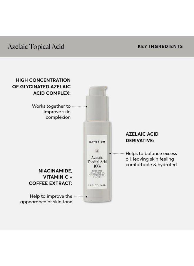 NATURIUM Azelaic Topical Acid 10%, Face & Skin Care Beauty Treatment With Niacinamide & Vitamin C, 1 Oz  - Image 4