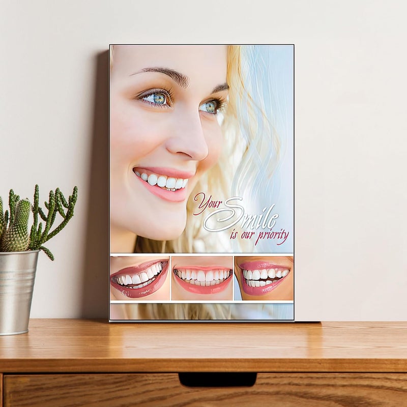 British Terminal British Terminal Dental Dentist Doctor Hospital Health Medical teeth smile Wall Decor Poster For clinic Decor vinylmulticolorsticker 24 x 18 inch