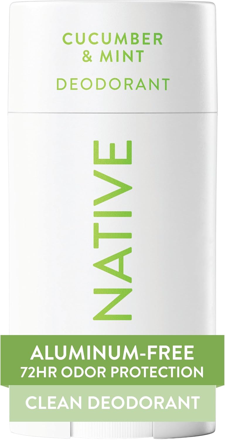 native Deodorant Contains Naturally Derived Ingredients, 72 Hour Odor Control | Deodorant for Women and Men, Aluminum Free with Baking Soda, Coconut Oil and Shea Butter | Cucumber & Mint - Image 1