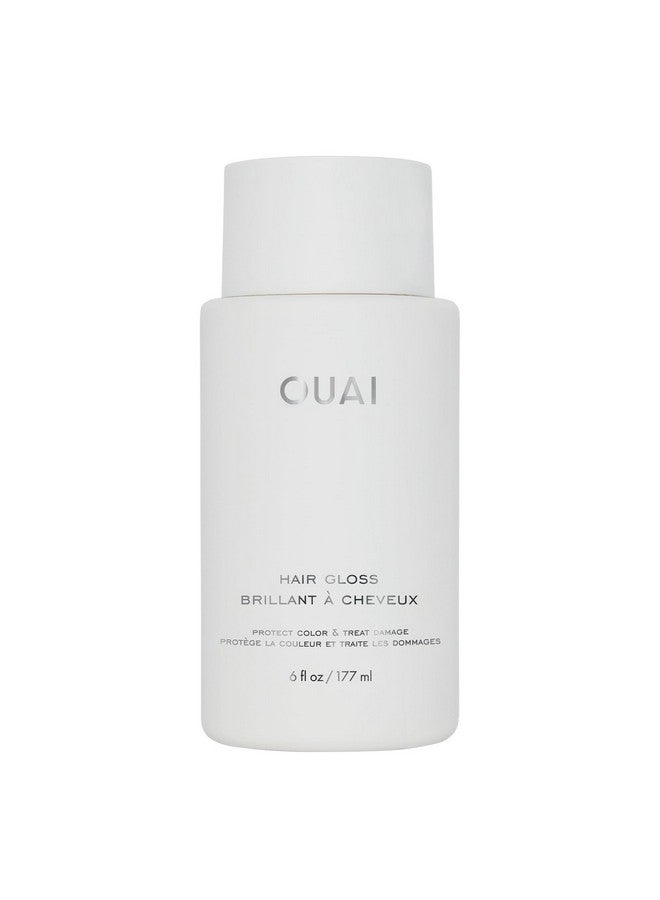 أواي ملمع شعر OUAI - علاج للشعر اللامع أثناء الاستحمام مع التحكم في التجعد - ملمع شعر واقٍ من الحرارة غني بحمض الهيالورونيك وماء الأرز والبانثينول - خالٍ من البارابين والفثالات والكبريتات (6 أونصة) - Image 1