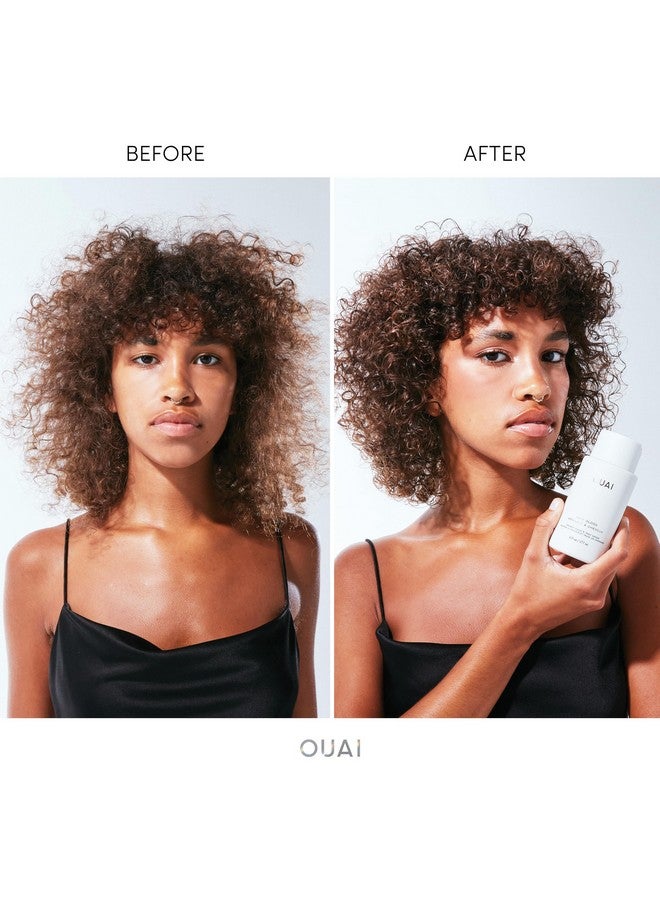 أواي ملمع شعر OUAI - علاج للشعر اللامع أثناء الاستحمام مع التحكم في التجعد - ملمع شعر واقٍ من الحرارة غني بحمض الهيالورونيك وماء الأرز والبانثينول - خالٍ من البارابين والفثالات والكبريتات (6 أونصة) - Image 5