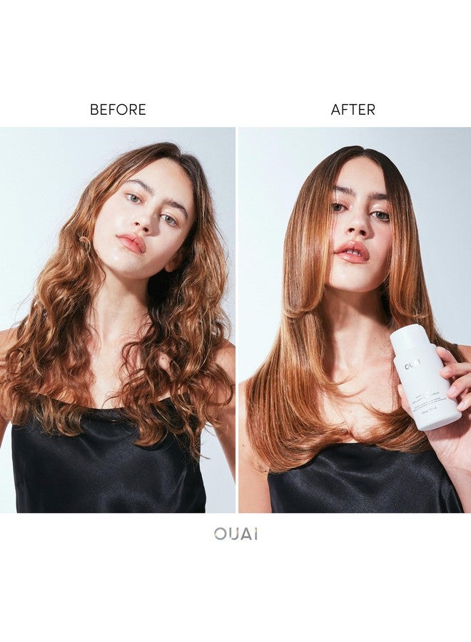 أواي ملمع شعر OUAI - علاج للشعر اللامع أثناء الاستحمام مع التحكم في التجعد - ملمع شعر واقٍ من الحرارة غني بحمض الهيالورونيك وماء الأرز والبانثينول - خالٍ من البارابين والفثالات والكبريتات (6 أونصة) - Image 3