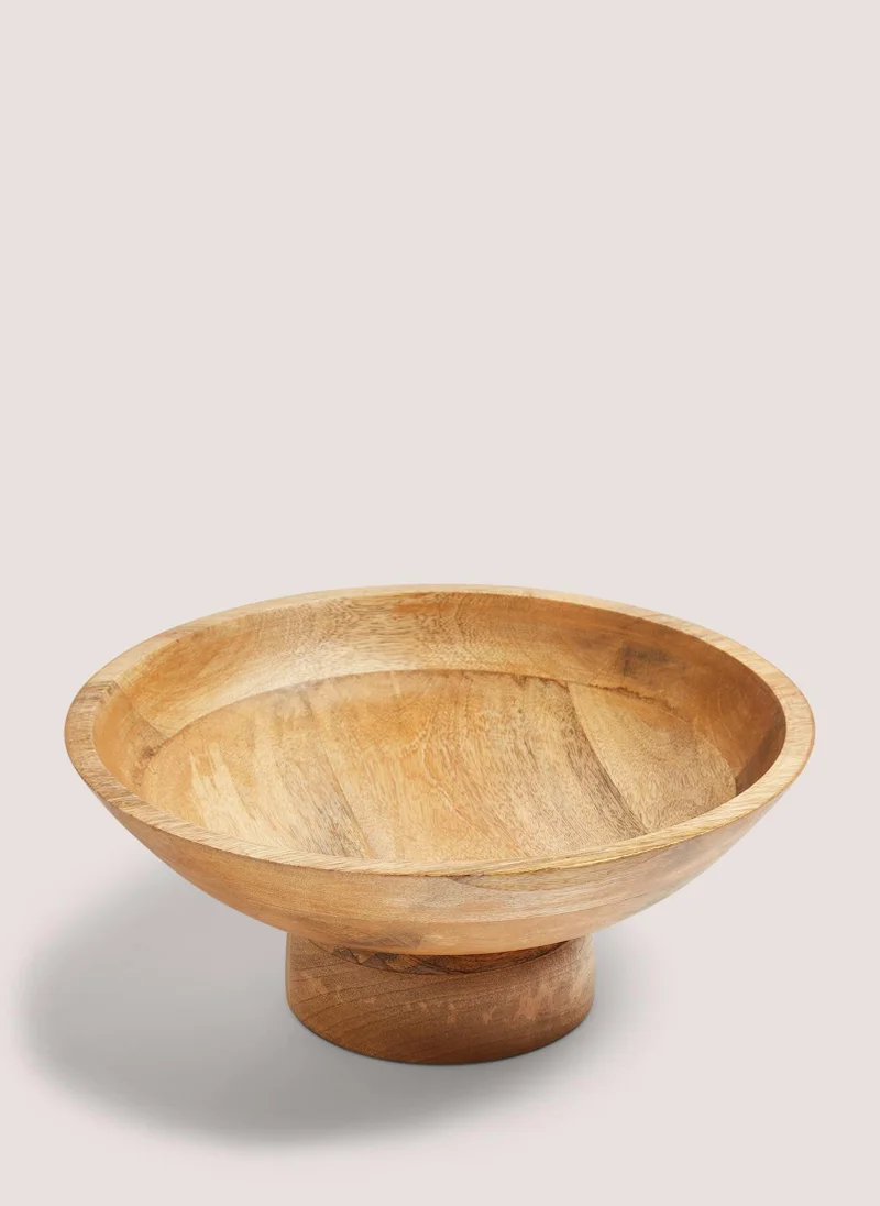 Matalan Mango Wood Footed Bowl (12cm x 30cm)