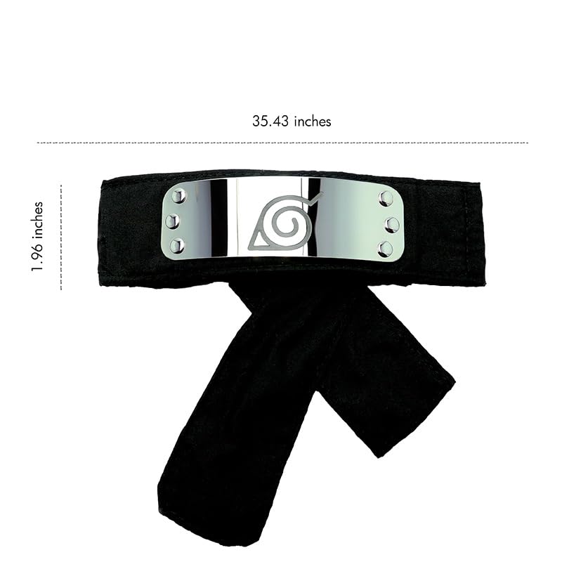ABYstyle Naruto Shippuden Konoha Leaf Village Headband Adult Size Cosplay Anime Manga Accessories Merch Gift - Image 3