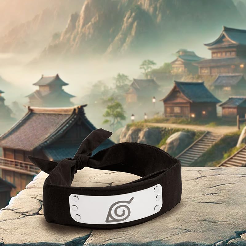 ABYstyle Naruto Shippuden Konoha Leaf Village Headband Adult Size Cosplay Anime Manga Accessories Merch Gift - Image 2