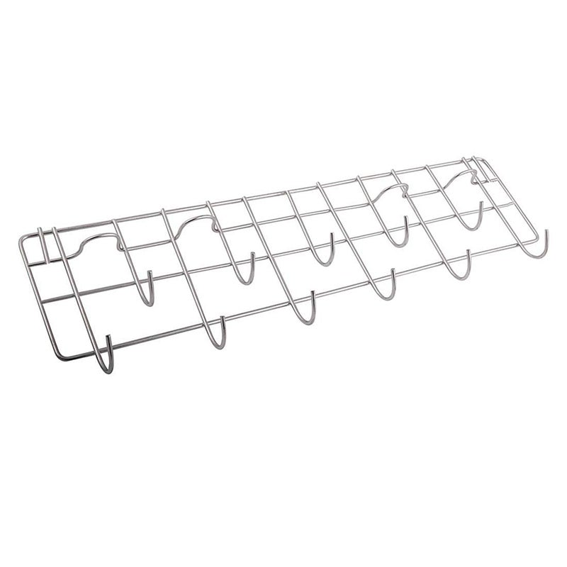 FIRST FRONT Combo of 11 Hooks Stainless Steel Multi-Level Laddle Hooks Rail for Kitchen with Stainless Steel Egg Palta Turner and Serving Spoon - Image 2