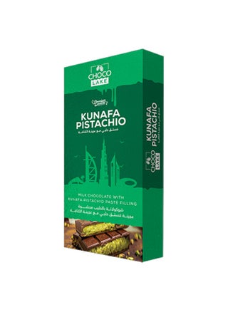 Choco Lake Milk Chocolate with Kunafa & Pistachio Bar ,190 g - pzsku/Z1E3EDA560E5F1B952425Z/45/_/1742828584/9d7d8d1f-277b-4663-a17a-8cf3dc408b28