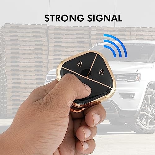 Shopoflux® TPU Key Cover Compatible with MG Comet ev Electric 3 Button Smart Key (Black) - Image 3