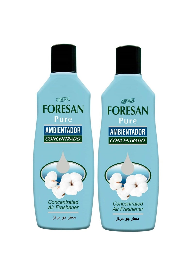 فورزان عبوتين معطر جو  بيور مركز برائحة النقاء معطر حمام مزيل للرائحة 125 مل للحمامات وجميع أنحاء المنزل - Image 1