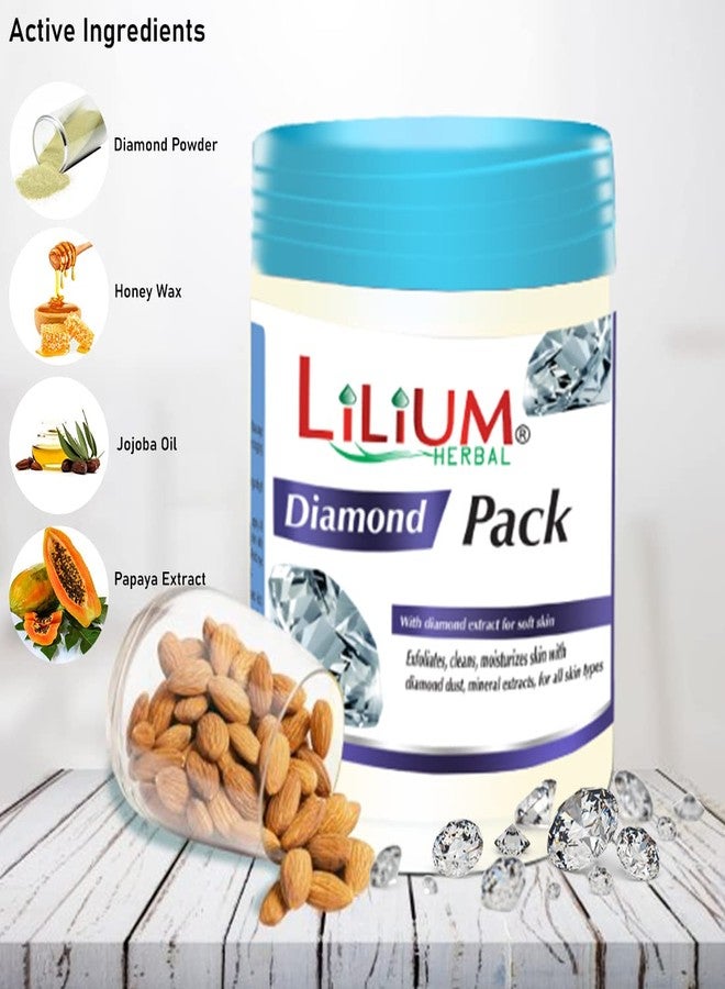 Lilium Diamond Face Pack for Instant Glow and Skin Purification, 900ml - Professional Salon Grade Facial Mask for Deep Cleansing & Brightening - Enriched with Diamond Dust & Natural Botanicals - Image 5