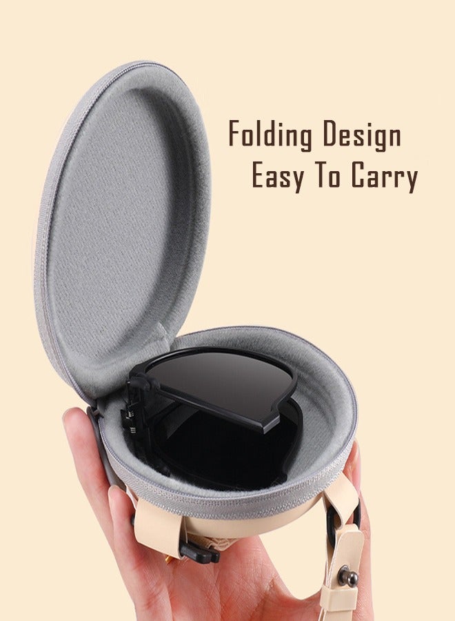 Generic Clip on Frames, New Portable Folding Sunglasses Clip-on, Fashionable UV Protection, prescription glasses specific polarized clip-ons  - Image 3