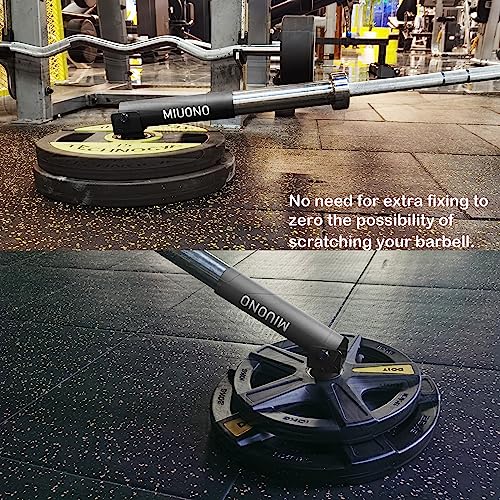 MIUONO Landmine Attachment for Barbell, T Bar Row Attachment Fit for 2" Olympic Bar, Full 360° Swivel for Back or Full-Body Workout Home Gym Equipment - Image 2
