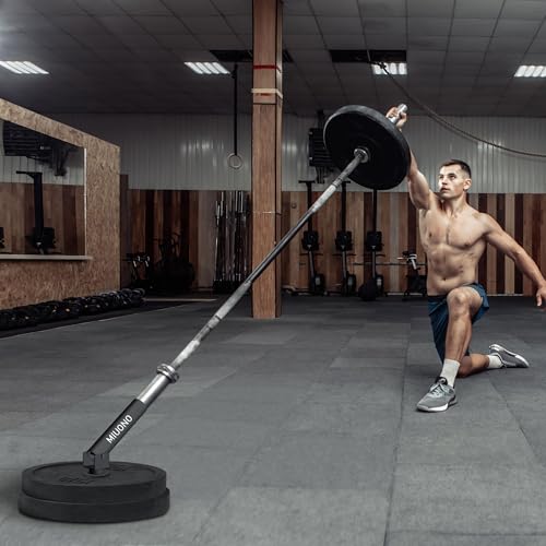 MIUONO Landmine Attachment for Barbell, T Bar Row Attachment Fit for 2" Olympic Bar, Full 360° Swivel for Back or Full-Body Workout Home Gym Equipment - Image 3