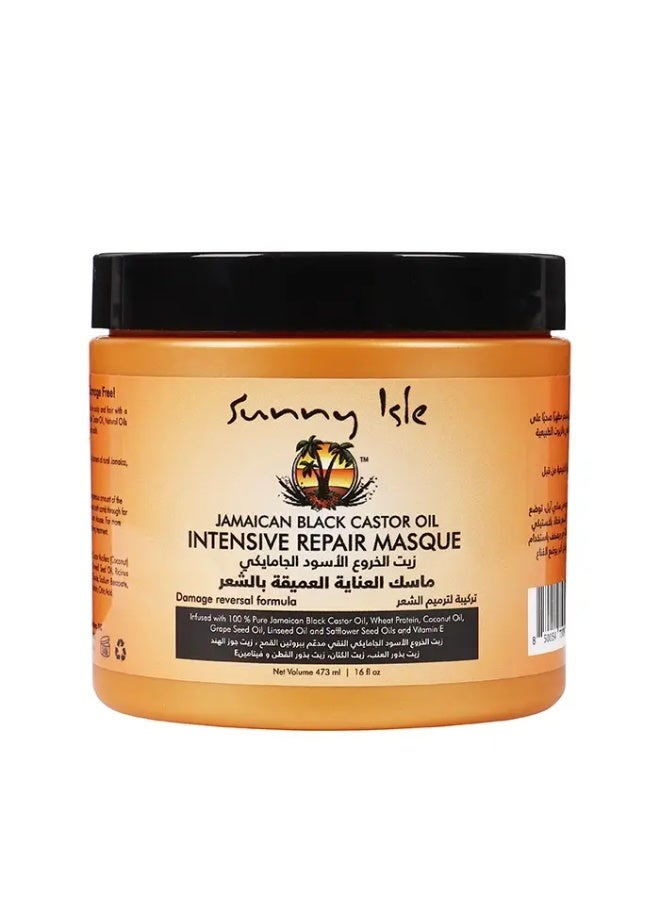 صاني آيل مجموعة الإصلاح المكثف بزيت الخروع الأسود الجامايكي - Image 4