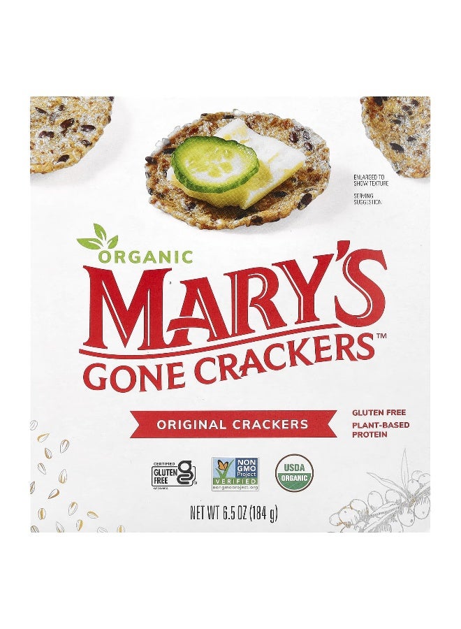 Mary's Gone Crackers Mary's Gone Crackers, Organic Original Crackers, 6.5 oz (184 g)  - Image 1