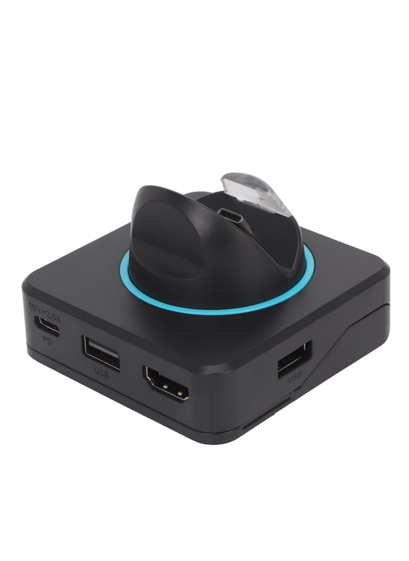 Excefore Game Console TV Dock, Docking Station for Switch, Portable 5 in 1 USB Type C HD Multimedia Interface 4K Docking Station, for Switch OLED and Lite  - Image 1