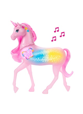 Sparkle Lights Toy Unicorn with 20 Interactive Combos of Lights, Sounds & Music, Press Buttons & Pet Head to Play, JCP78 - view 5