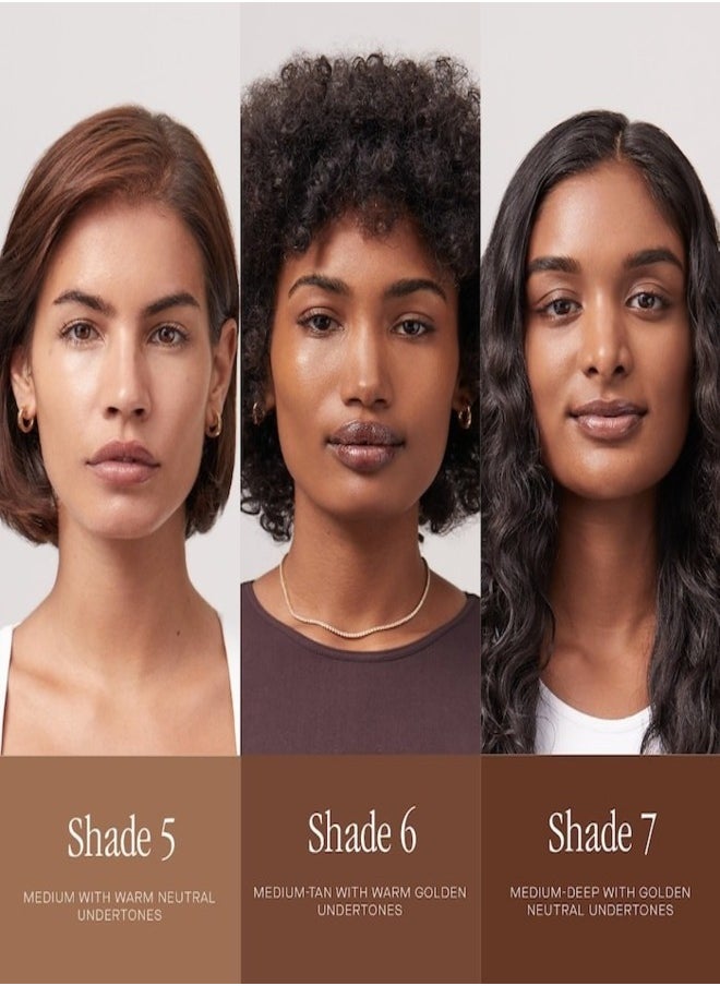 SUMMER FRIDAYS Summer Fridays Sheer Skin Tint with Hyaluronic Acid & Squalane – Lightweight, Hydrating Coverage, Shade 6 - Medium tan with a warm golden undertone 30ml  - Image 2