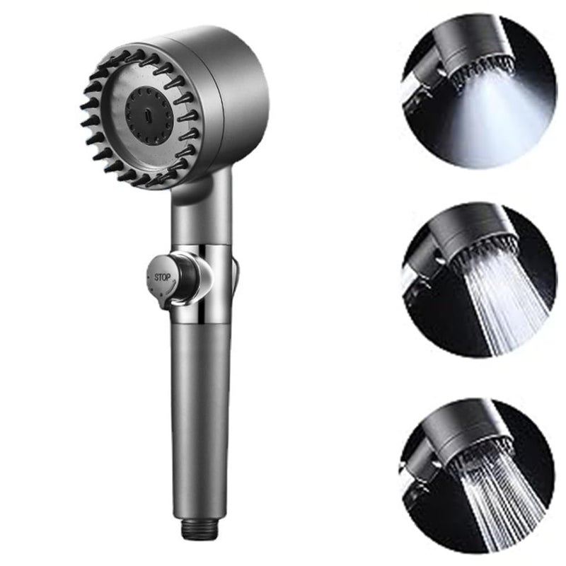 KEPTFIT Shower Head Powerful Flow with Filter for Hard Water, High Pressure Shower Heads with 3 Spray Modes and Water Stop Button, Handheld Water Saving Shower Head - Image 1
