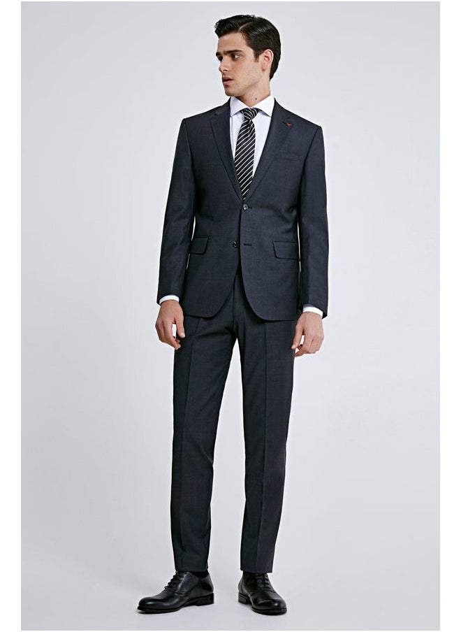 D'S DAMAT بدلة كلاسيكية رمادية من DS Damat - 86% صوف  - Image 1