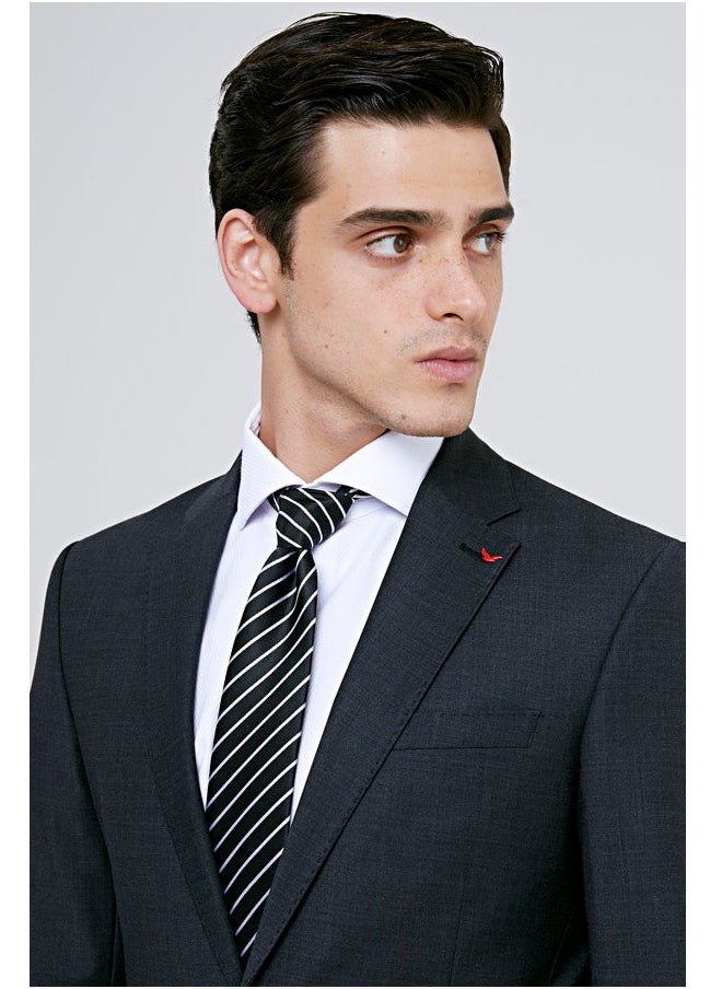 D'S DAMAT بدلة كلاسيكية رمادية من DS Damat - 86% صوف  - Image 2