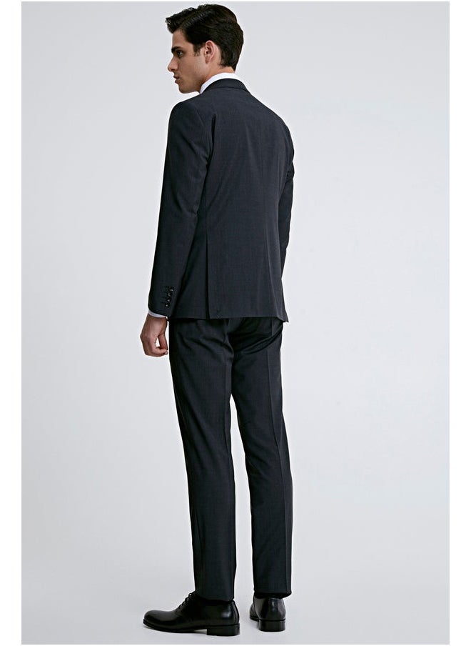D'S DAMAT بدلة كلاسيكية رمادية من DS Damat - 86% صوف  - Image 4