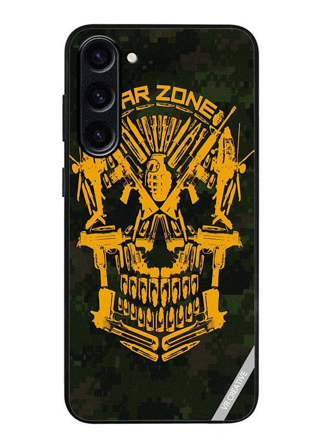 VR CREATIVE Protective Case Cover For Samsung Galaxy S24 Plus Skull Design Multicolour - Image 1