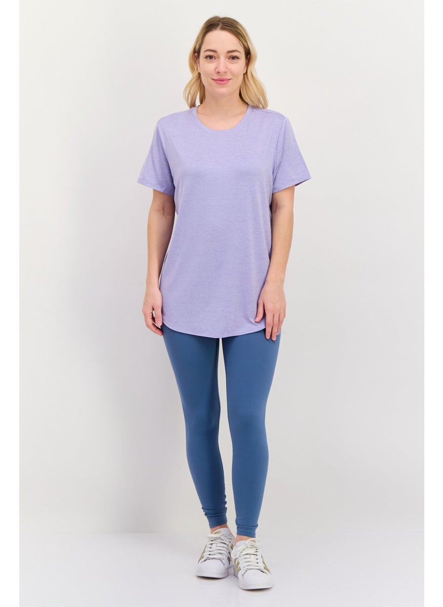 Women Sportswear Fit Short Sleeve Outdoor T-Shirt, Lavender - pzsku/Z1E3F81A568EB74F75927Z/45/_/1737642901/df68b4a1-dd84-4c98-94d1-c0f17a3d1694