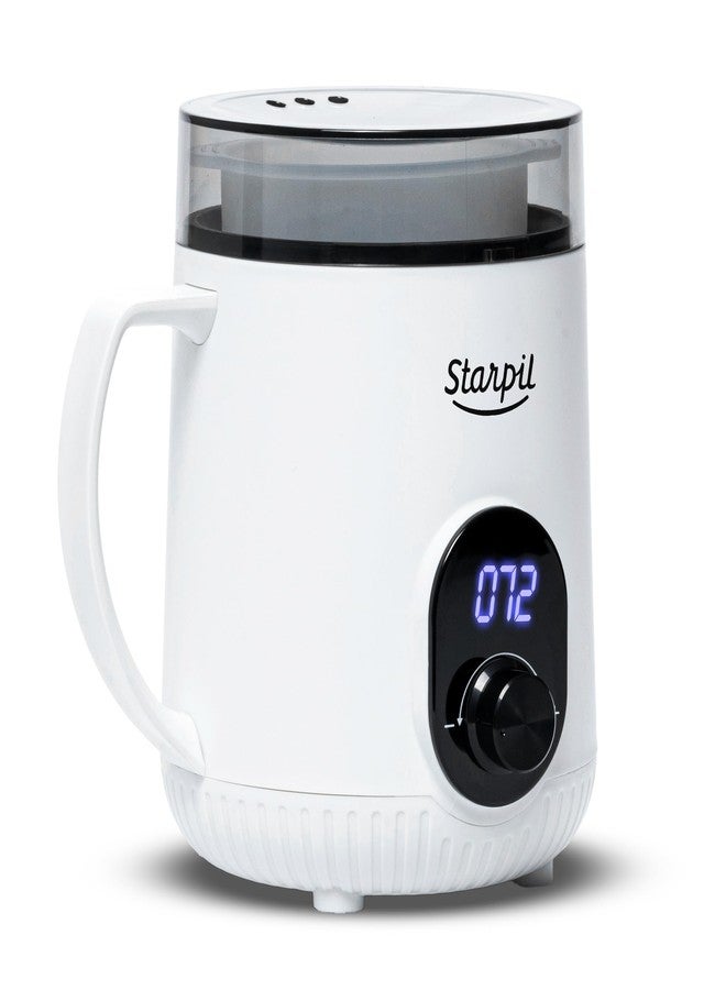 Starpil Wax Warmer - Digital Mini Wax Warmer for Hair Removal 8.4oz / 238g - Best for Hard Wax Beads - Use for Hair Removal - Adjustable Temperature Wax Pot for Facial Hair (White) - Image 1