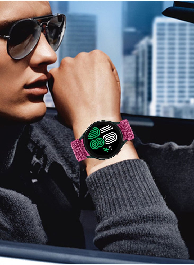 Perfii حزمة من 3 قطع من سوار الساعة متوافقة مع جميع أجهزة Samsung وHuawei وAmazfit وHonor بحجم شريط 20 مم  - Image 5