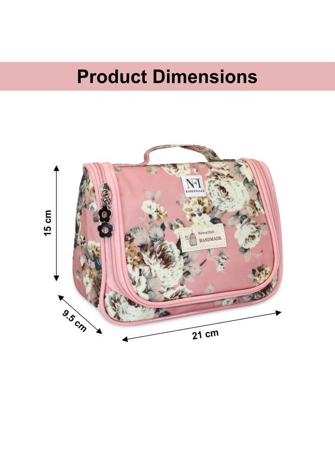 NFI essentials NFI essentials Multifunctional Cosmetic Bag with Hook for Travel, Make up Organiser Storage, Cosmetic Pouch, Vanity Bag for Ladies  - Image 4