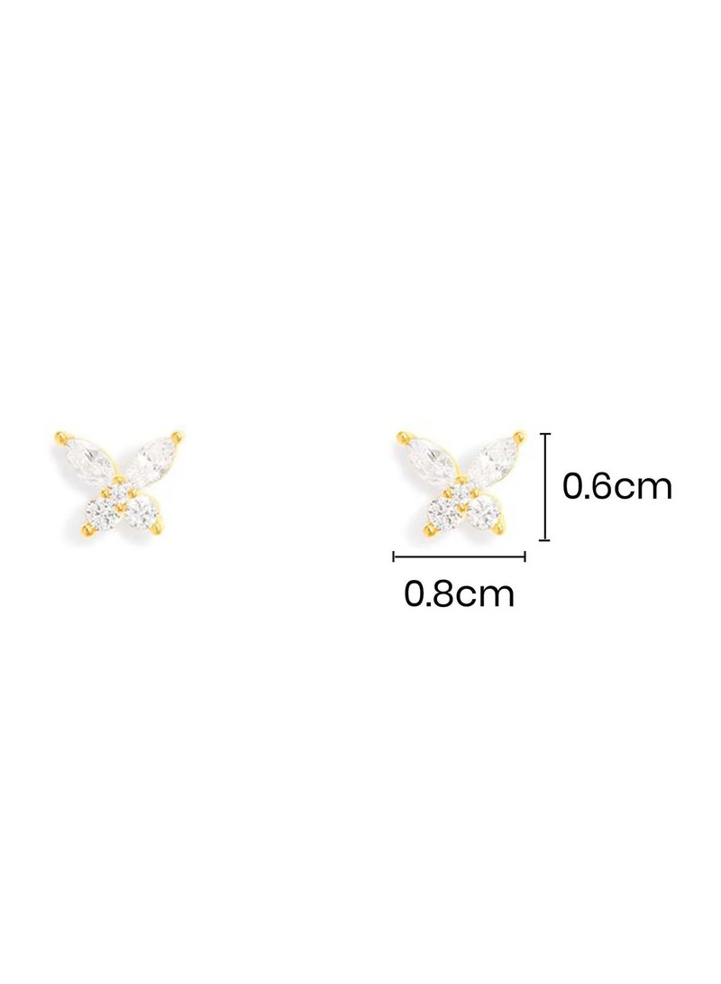 MONACO Butterfly Stud Earrings for Women YE13732OX  - Image 3