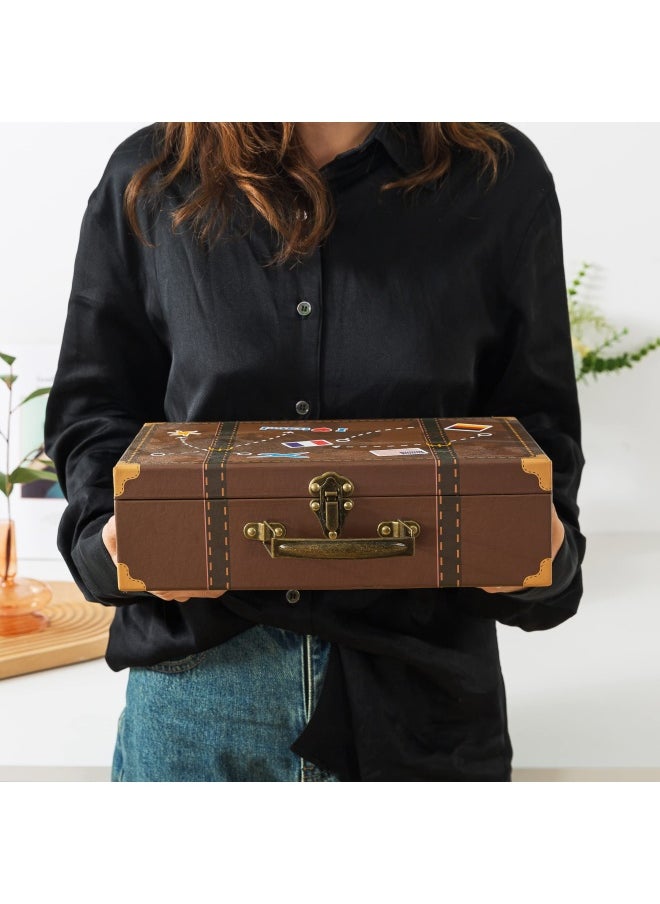 SLPR Paperboard Suitcases Set Of 3 Travel Decorative Boxes For Birthday Parties Wedding Decoration Displays Crafts Photo Shoots  - Image 3