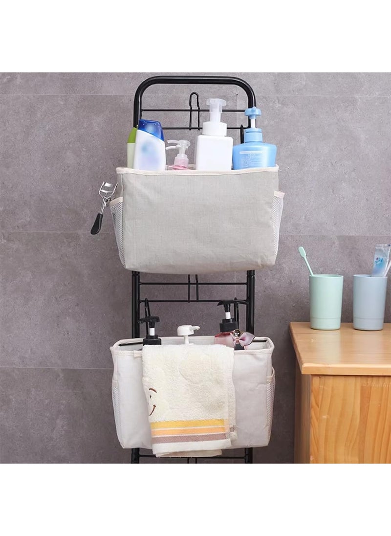 DD RETAILS DD Retails Multifunctional Bedside Hanging Storage Bag Bedroom Caddy Organizer With Pockets Cabinet Hanging Pocket For Bunk And Hospital Beds Dorm Rooms Bed Crib Bed Rails Bedside Storage Bag  - Image 5