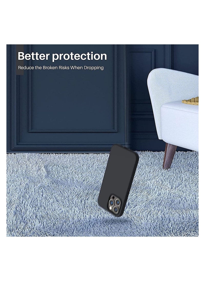 Silicone Protective Case Compatible with iPhone 13 Pro Max Soft Liquid Gel Rubber Cover Shockproof Bumper Anti-Scratch Anti-Fingerprint Anti-Drop Slim Cover for iPhone (for iPhone 13 Pro Max  ) - Image 4