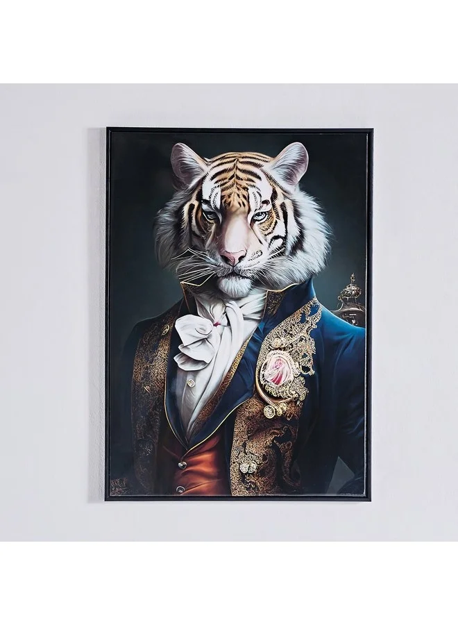 Home Box Ersel Tiger Framed Picture 50 x 2.8 x 70 cm