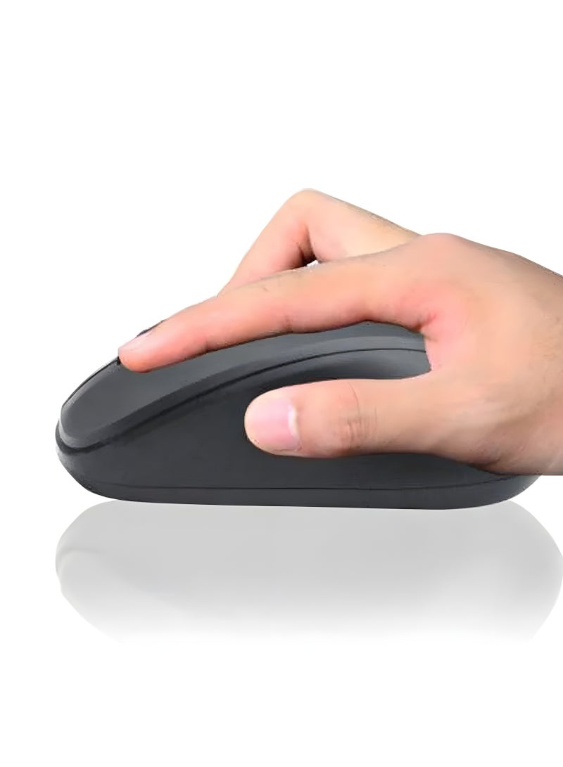 HP Wireless Optical Mouse Model H-002 with 2.4GHz Technology and 1600 DPI-BLACK.  - Image 3