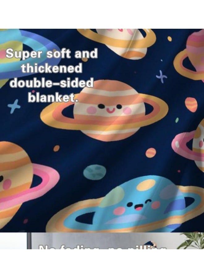 general Flannel thin blanket (warm and comfortable, suitable for sleep, gaming, dust removal and sandproof) 150cm*200cm - 308 - Image 5